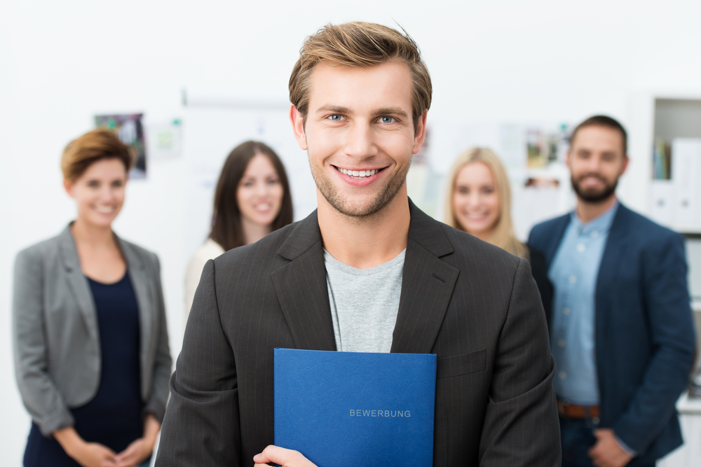 Man standing in office