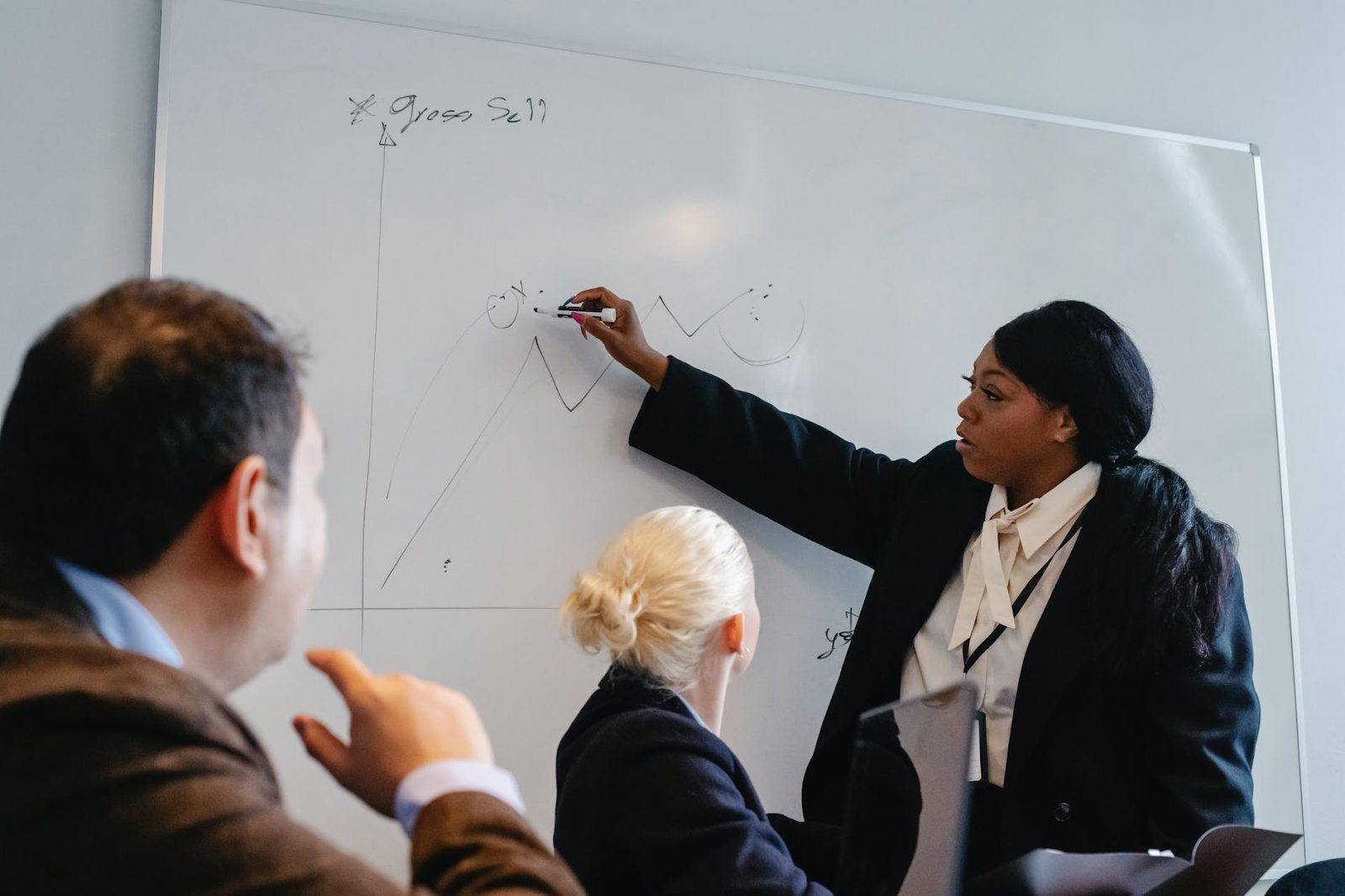 group-of-colleagues-discussing-statistics-in-office